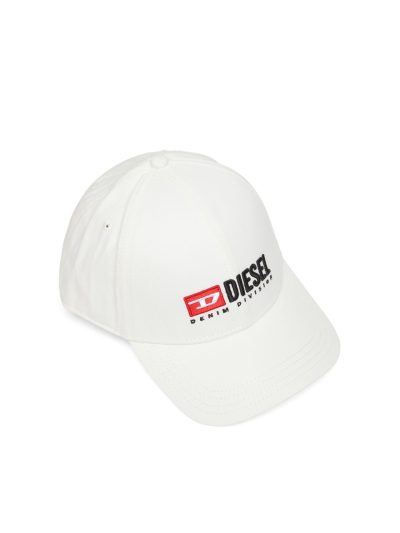 כובע מצחייה עם רקמת לוגו דויז'ן- לבן