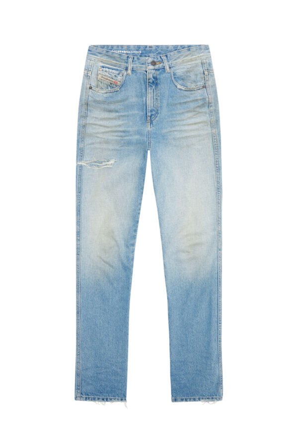 1994 ג׳ינס בגזרה גבוהה וצרה - כחול בהיר