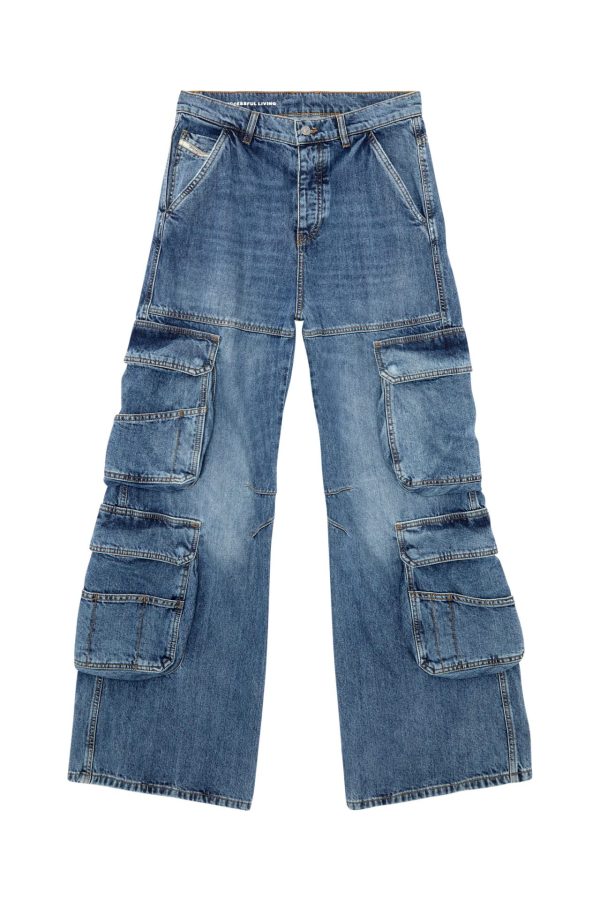 1996 - די סייר ג׳ינס דגמ״ח בגזרה ישרה ורחבה - כחול